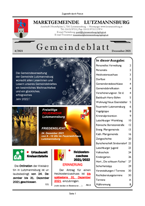 Gemeindeblatt 4/2021