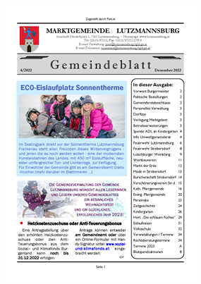 Gemeindeblatt 04/2022